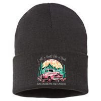 Runs On Dreams And Gasoline I Got A Heart Like A Truck Sustainable Knit Beanie