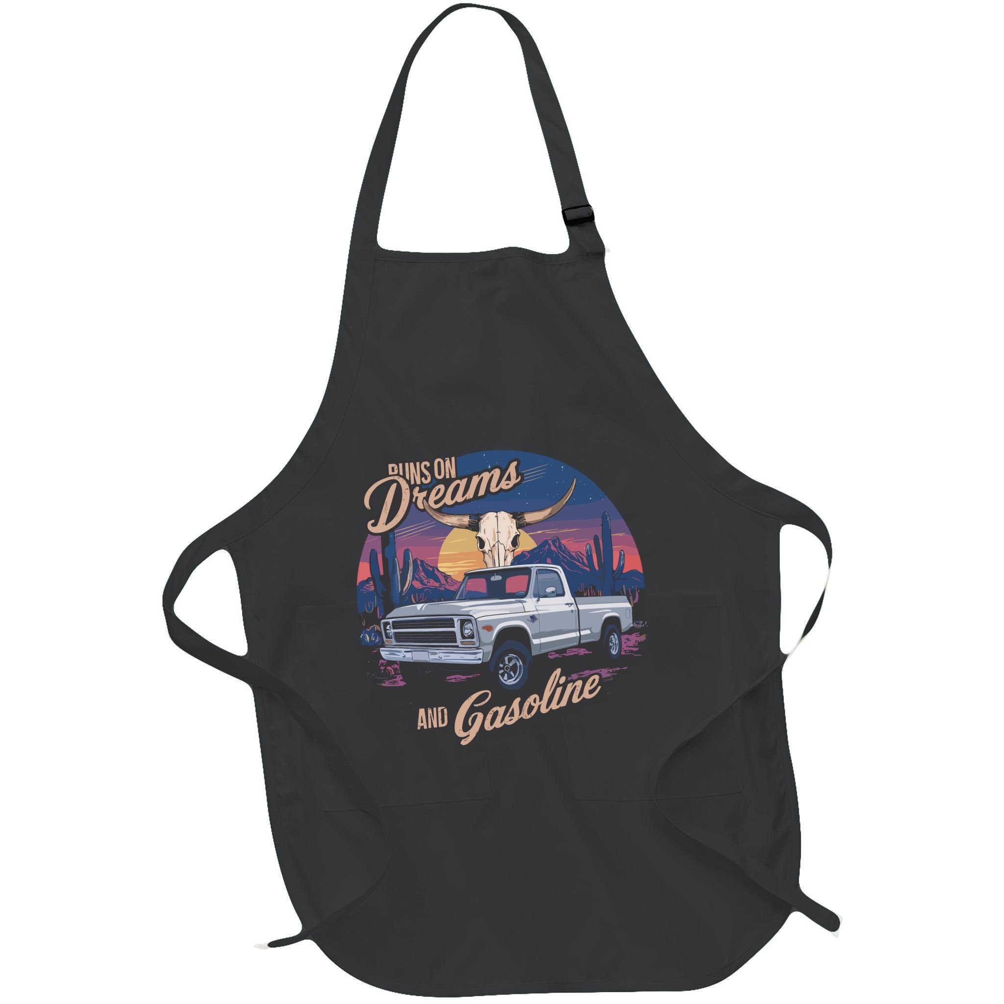 Runs On Dreams And Gasoline Apron