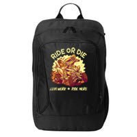 Rides Or Die Less Works Ride More All Terrain Vehicle ATV Premium City Backpack