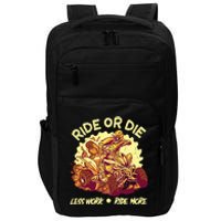 Rides Or Die Less Works Ride More All Terrain Vehicle ATV Premium Impact Tech Backpack