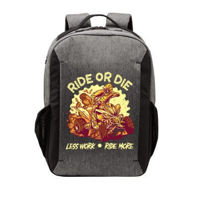 Rides Or Die Less Works Ride More All Terrain Vehicle ATV Premium Vector Backpack