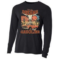 Runs On Dreams And Gasoline I Got A Heart Like A Truck Cooling Performance Long Sleeve Crew