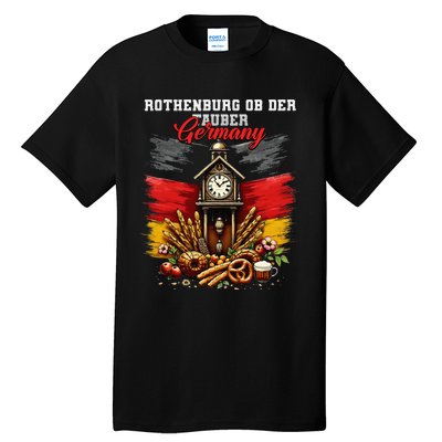 Rothenburg Ob Der Tauber Germany Vacation Travel Souvenir Tall T-Shirt