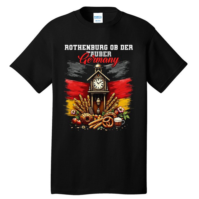 Rothenburg Ob Der Tauber Germany Vacation Travel Souvenir Tall T-Shirt