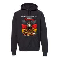 Rothenburg Ob Der Tauber Germany Vacation Travel Souvenir Premium Hoodie