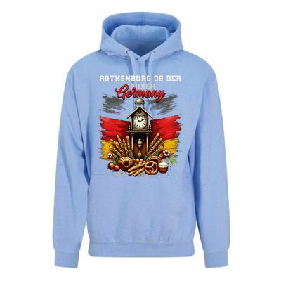 Rothenburg Ob Der Tauber Germany Vacation Travel Souvenir Unisex Surf Hoodie