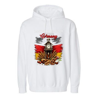 Rothenburg Ob Der Tauber Germany Vacation Travel Souvenir Garment-Dyed Fleece Hoodie