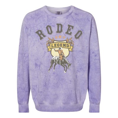 Rodeo Legend Vintage Colorblast Crewneck Sweatshirt