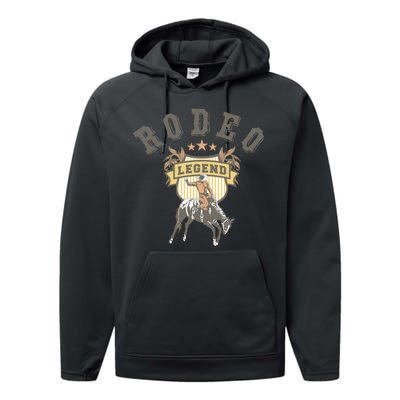 Rodeo Legend Vintage Performance Fleece Hoodie