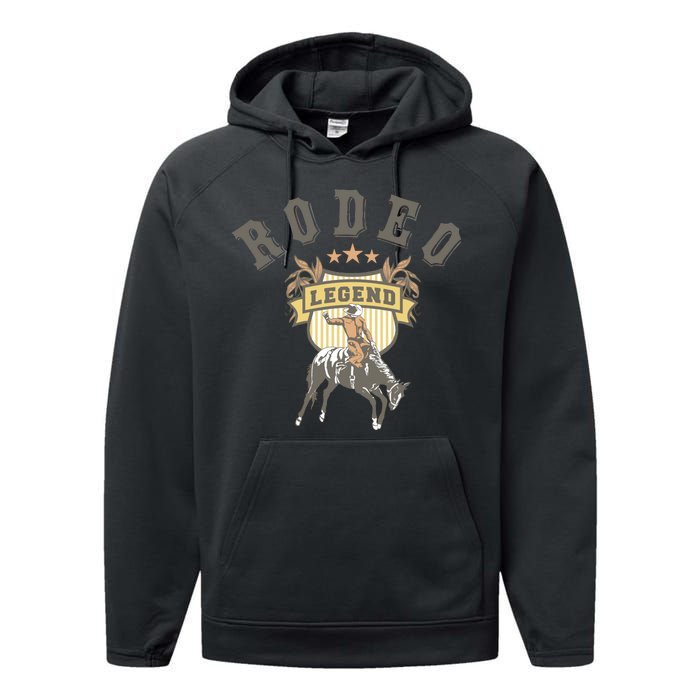 Rodeo Legend Vintage Performance Fleece Hoodie