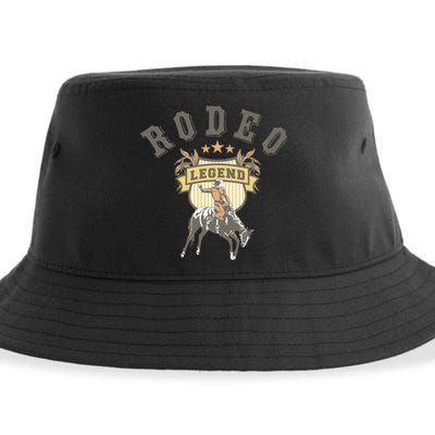 Rodeo Legend Vintage Sustainable Bucket Hat