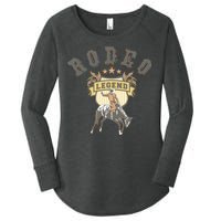 Rodeo Legend Vintage Women's Perfect Tri Tunic Long Sleeve Shirt