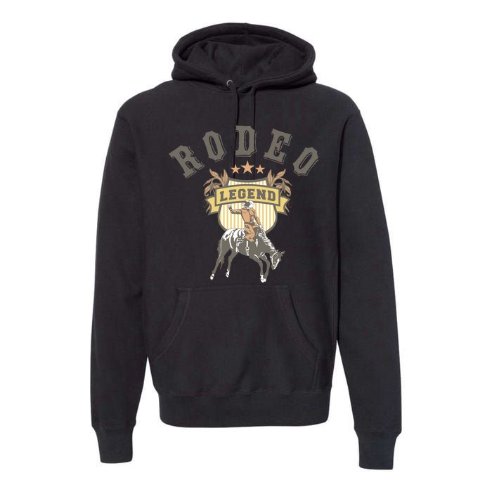 Rodeo Legend Vintage Premium Hoodie