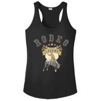 Rodeo Legend Vintage Ladies PosiCharge Competitor Racerback Tank