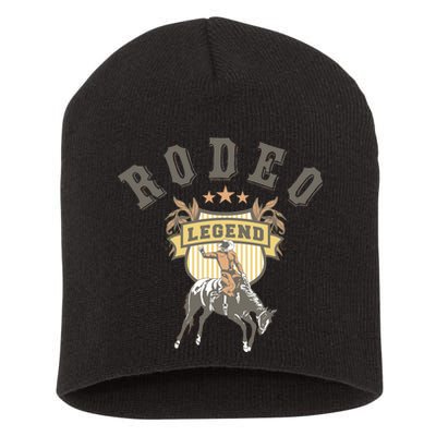 Rodeo Legend Vintage Short Acrylic Beanie