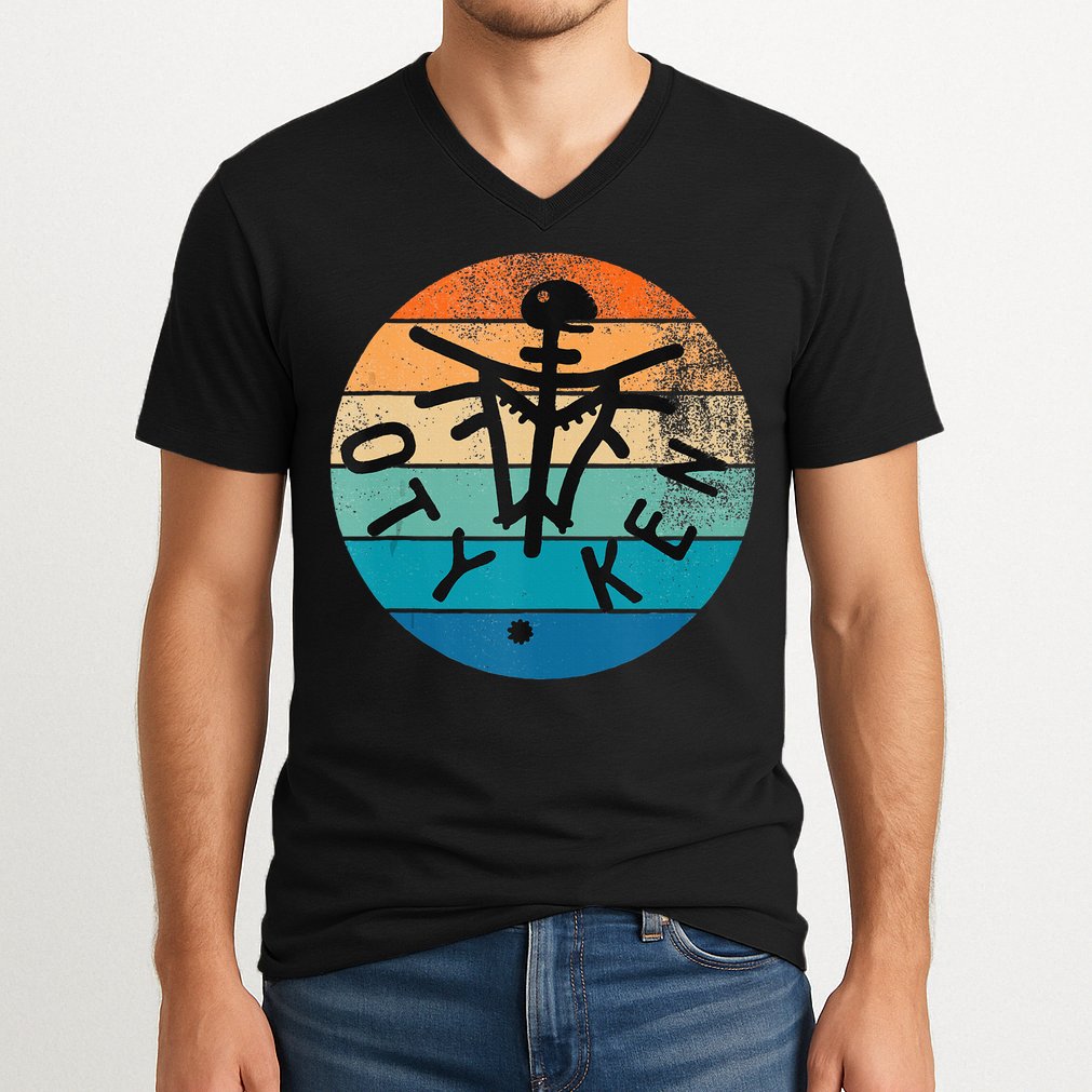 Retro Otyken Ethnic Group Otyken Musical Band Legend V-Neck T-Shirt