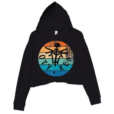 Retro Otyken Ethnic Group Otyken Musical Band Legend Crop Fleece Hoodie