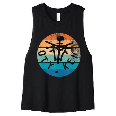 Retro Otyken Ethnic Group Otyken Musical Band Legend Women's Racerback Cropped Tank