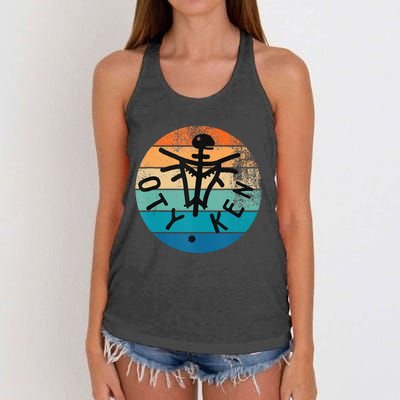 Retro Otyken Ethnic Group Otyken Musical Band Legend Women's Knotted Racerback Tank