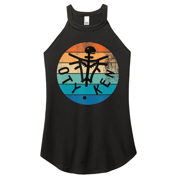 Retro Otyken Ethnic Group Otyken Musical Band Legend Women's Perfect Tri Rocker Tank