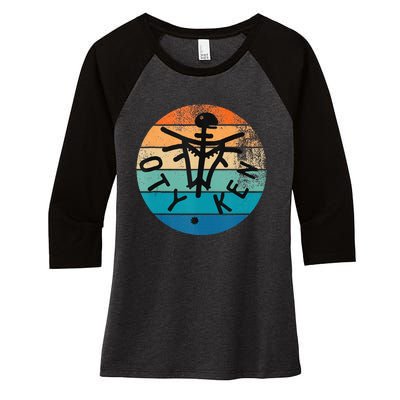 Retro Otyken Ethnic Group Otyken Musical Band Legend Women's Tri-Blend 3/4-Sleeve Raglan Shirt