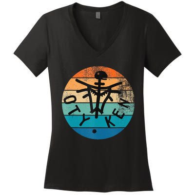 Retro Otyken Ethnic Group Otyken Musical Band Legend Women's V-Neck T-Shirt