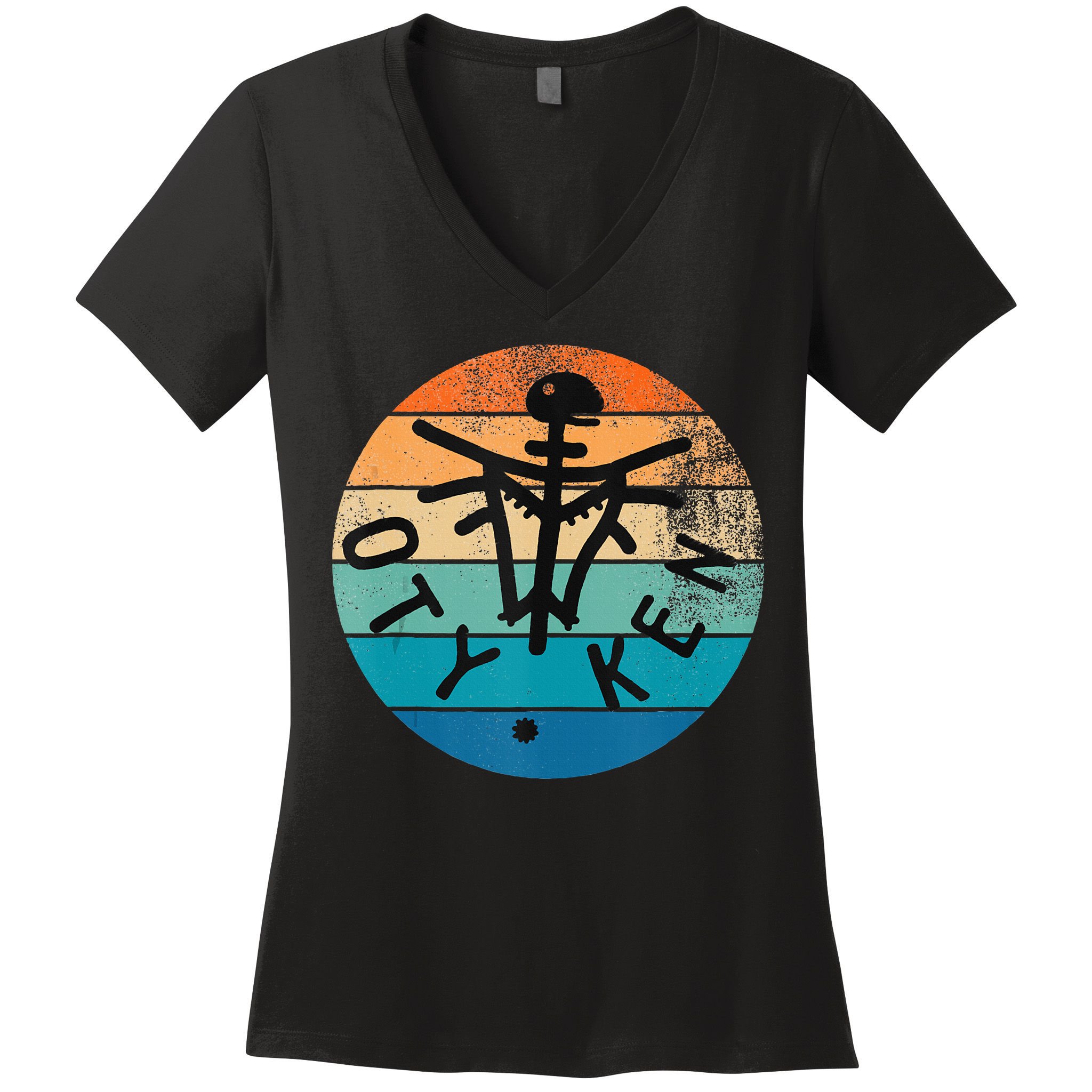Retro Otyken Ethnic Group Otyken Musical Band Legend Women's V-Neck T-Shirt