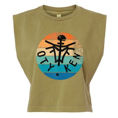 Retro Otyken Ethnic Group Otyken Musical Band Legend Garment-Dyed Women's Muscle Tee