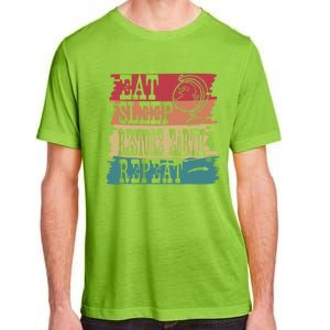 Restore Our Earth Eat Sleep Save The Planet Repeat Cute Gift Adult ChromaSoft Performance T-Shirt