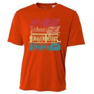 Restore Our Earth Eat Sleep Save The Planet Repeat Cute Gift Cooling Performance Crew T-Shirt