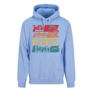 Restore Our Earth Eat Sleep Save The Planet Repeat Cute Gift Unisex Surf Hoodie