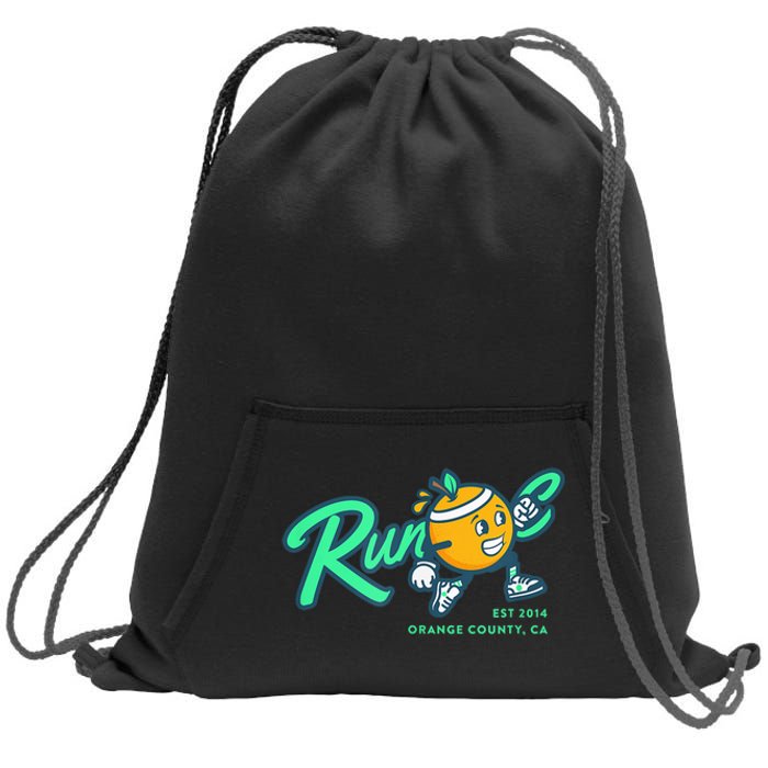 Run Oc Est 2024 Ca 10 Yeas Anniversary Sweatshirt Cinch Pack Bag