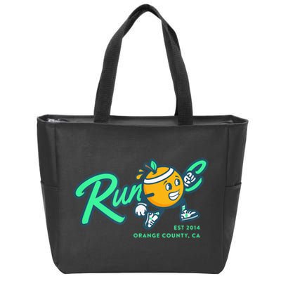 Run Oc Est 2024 Ca 10 Yeas Anniversary Zip Tote Bag