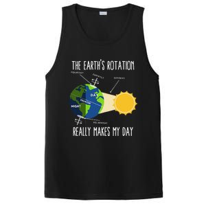 Rotation Of Earth Makes My Day Science Teachers Earth Day PosiCharge Competitor Tank