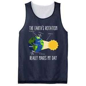 Rotation Of Earth Makes My Day Science Teachers Earth Day Mesh Reversible Basketball Jersey Tank