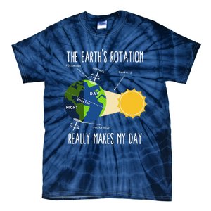 Rotation Of Earth Makes My Day Science Teachers Earth Day Tie-Dye T-Shirt