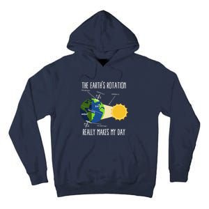 Rotation Of Earth Makes My Day Science Teachers Earth Day Tall Hoodie