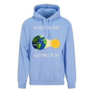 Rotation Of Earth Makes My Day Science Teachers Earth Day Unisex Surf Hoodie