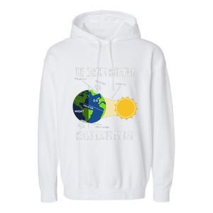 Rotation Of Earth Makes My Day Science Teachers Earth Day Garment-Dyed Fleece Hoodie