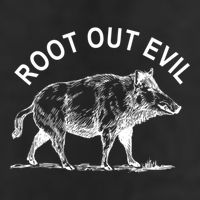 Root Out Evil Show Strength Courage Like A Boar Male Pig Great Gift Adult Drive Performance Visor