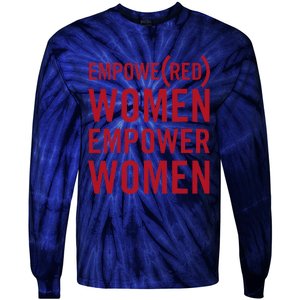 (RED) Originals EMPOWE(RED) Women Tie-Dye Long Sleeve Shirt