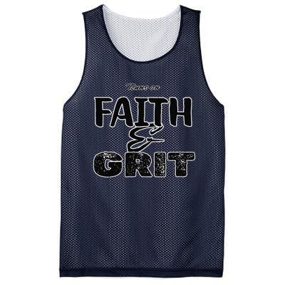 Runs On Faith And Grit Mesh Reversible Basketball Jersey Tank