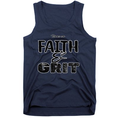 Runs On Faith And Grit Tank Top