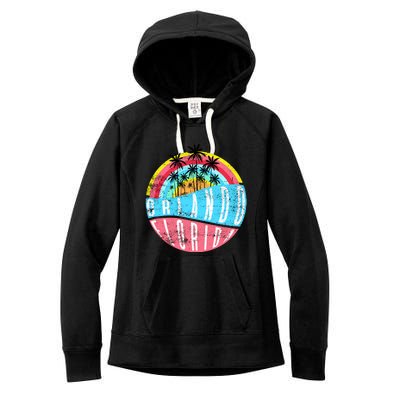 Retro Orlando Florida Icon Women's Fleece Hoodie