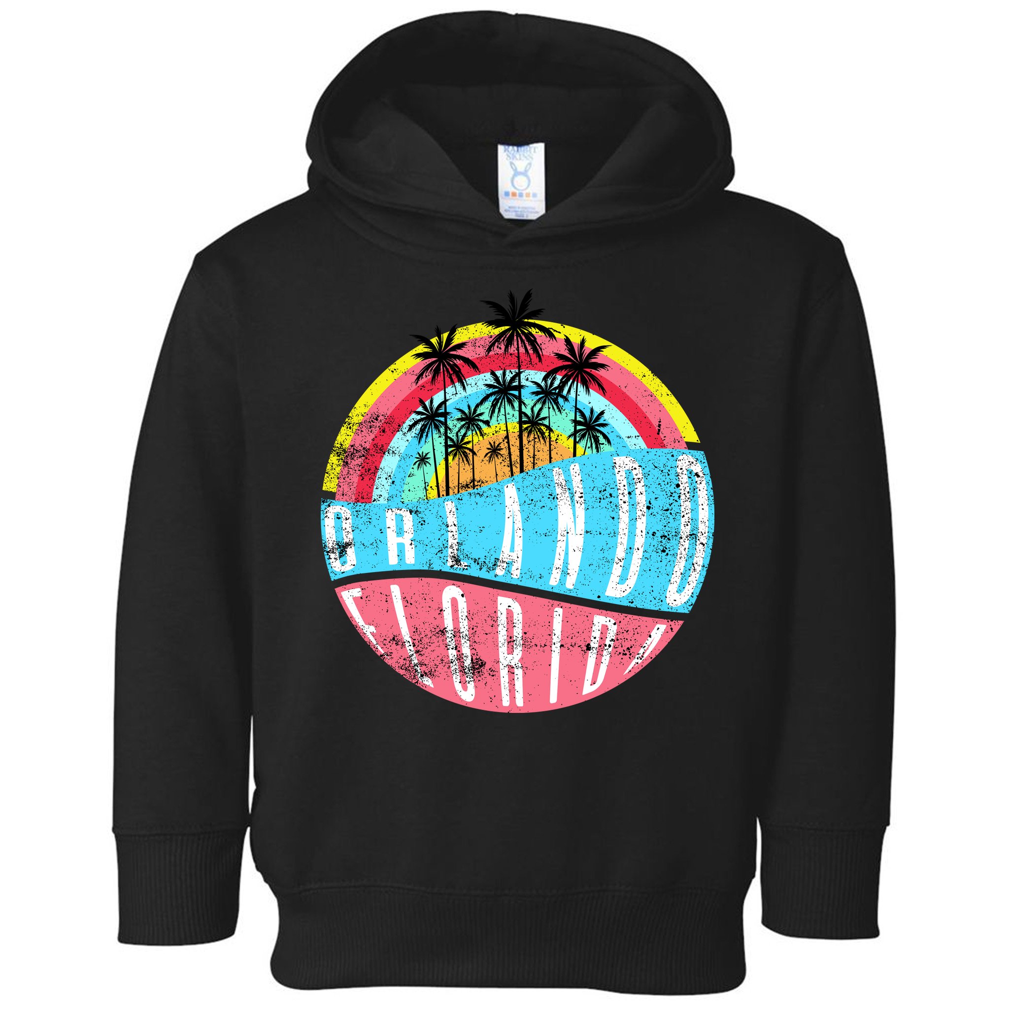 Retro Orlando Florida Icon Toddler Hoodie