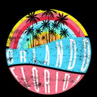 Retro Orlando Florida Icon Toddler Hoodie