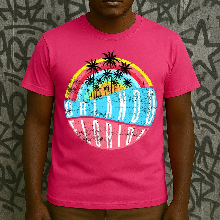 Retro Orlando Florida Icon T-Shirt