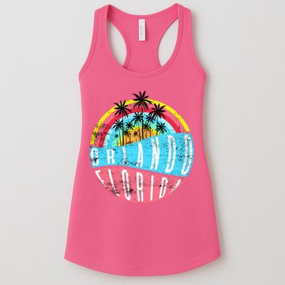 Retro Orlando Florida Icon Womens Tank Top