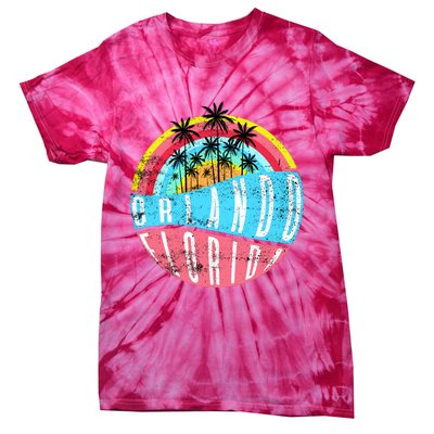 Retro Orlando Florida Icon Tie-Dye T-Shirt