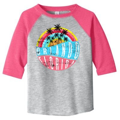 Retro Orlando Florida Icon Toddler Fine Jersey T-Shirt